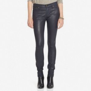 Lauren Ralph Lauren Coated Black Denim